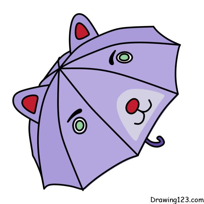 how-to-draw-umbrella-step-6-6