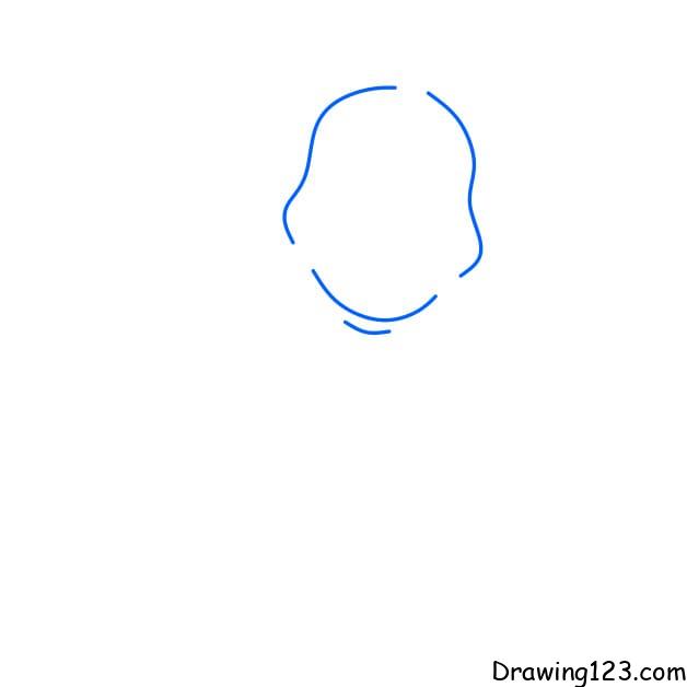 ghost face drawing tutorial