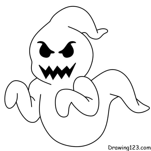 How-to-draw-ghost-step-6-5
