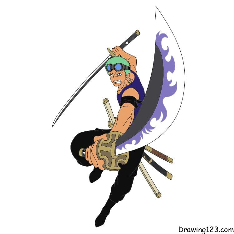 Premium AI Image | Zoro from OnePiece Anime in the style of cute cartoonish-cokhiquangminh.vn