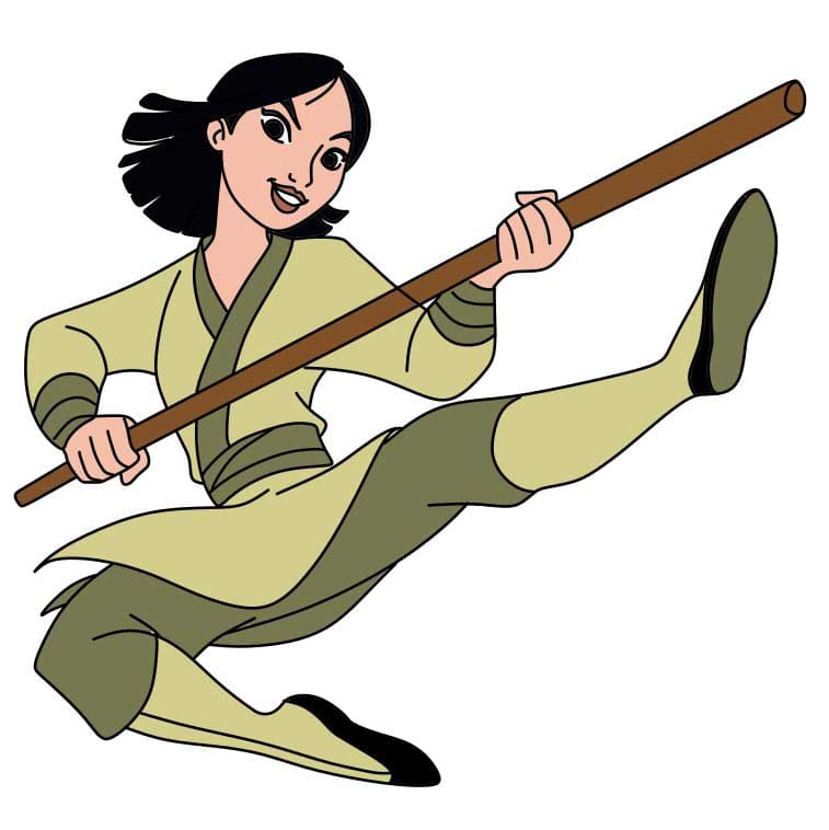 How-to-draw-Mulan-Step-11