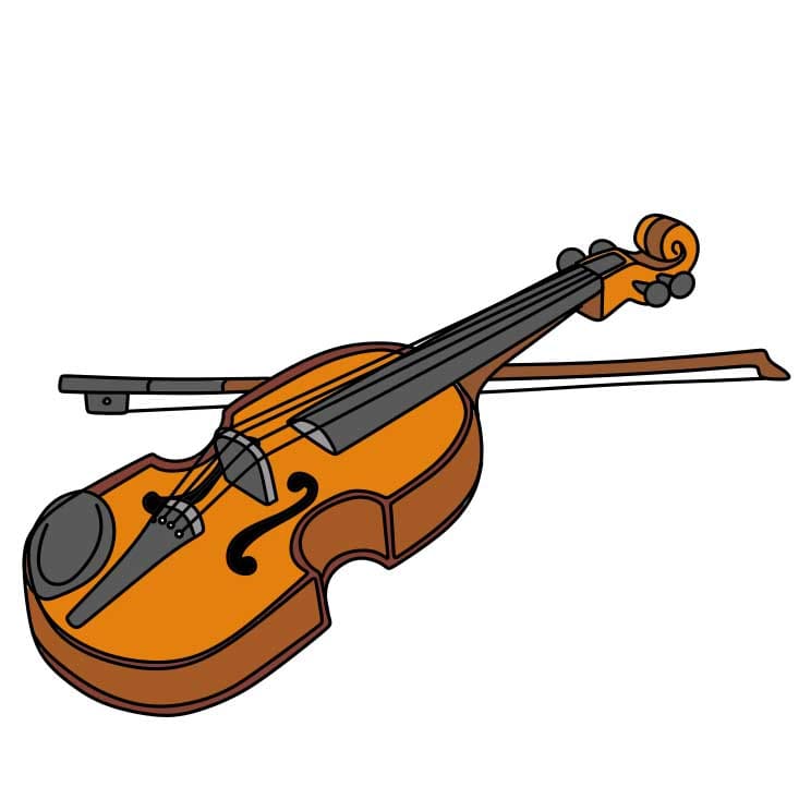 How-to-draw-a-violin-Step-12-5 イラスト