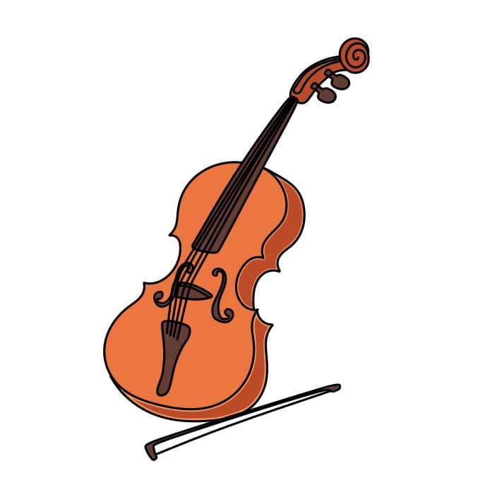 How-to-draw-a-violin-Step-8-4 イラスト