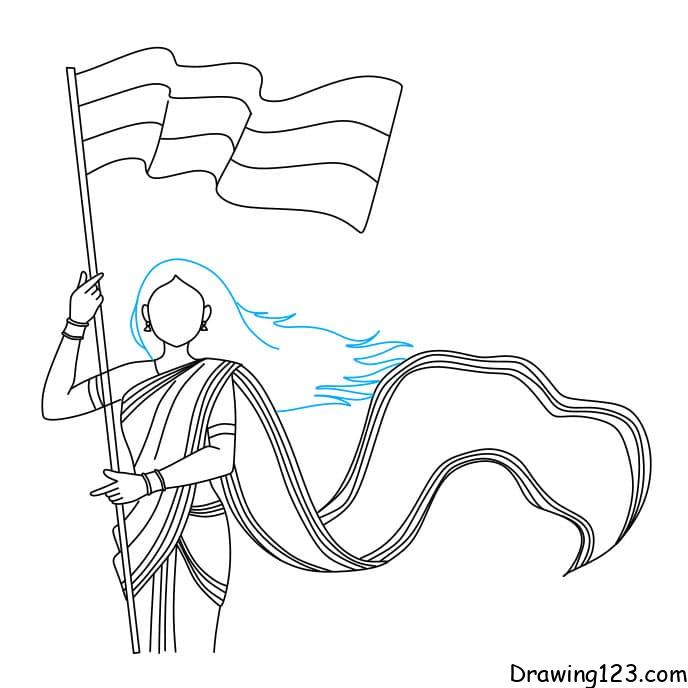 Free Vector | Hand draw sketch happy independence day festival card  background-saigonsouth.com.vn