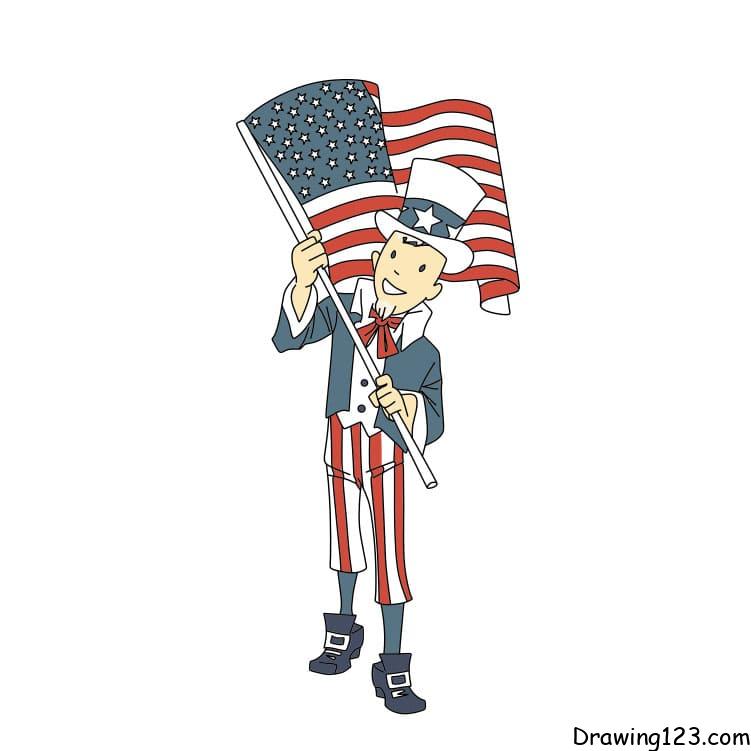 How-to-draw-the-Independence-Day-of-US-step-12-1