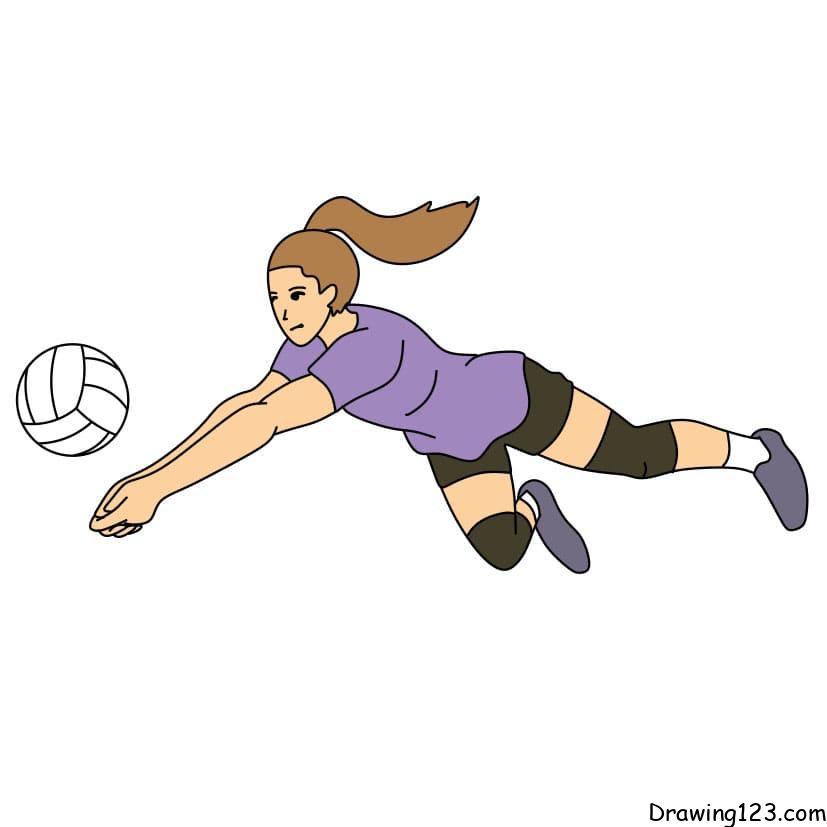 How-to-draw-volleyball-Step-11-5