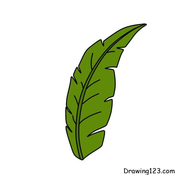 how-to-draw-a-leaf-step-4-2 イラスト