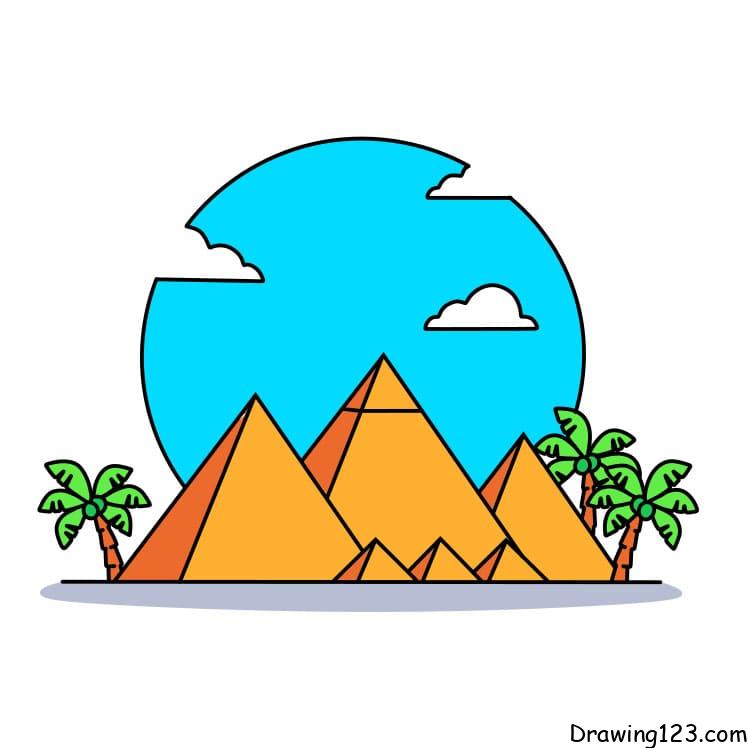 how-to-draw-pyramid-step9