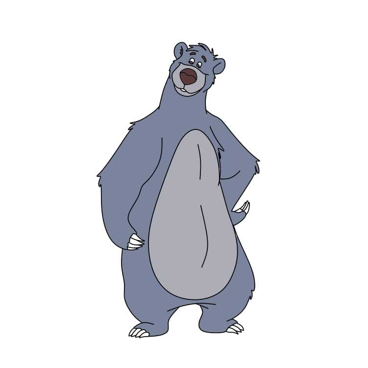 How-to-Draw-Baloo-Bear-Step-8-2