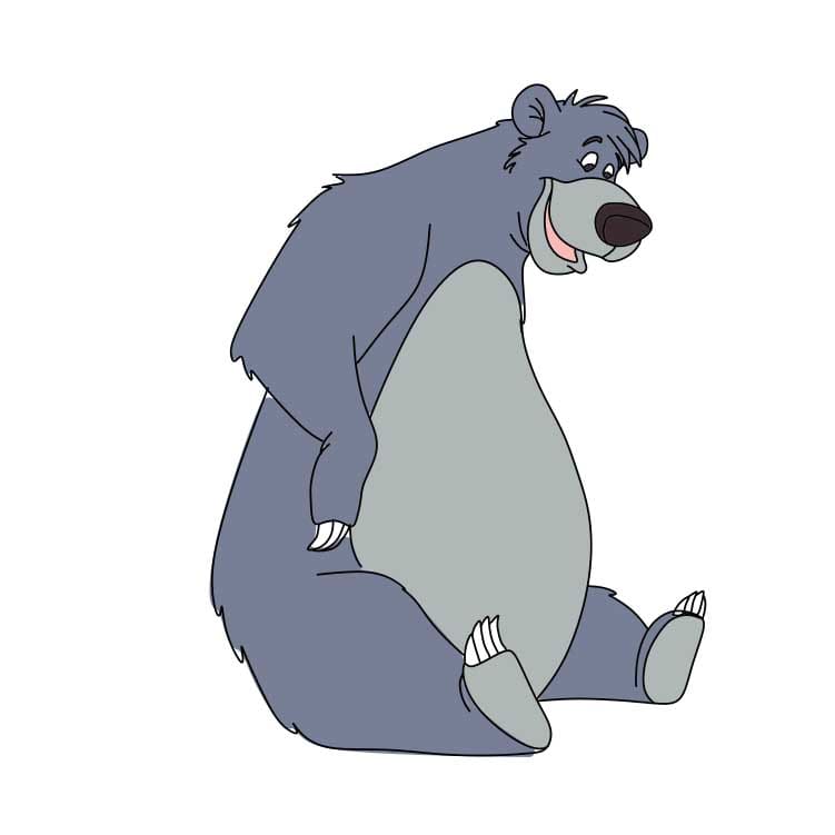 How-to-Draw-Baloo-Bear-Step-9-8