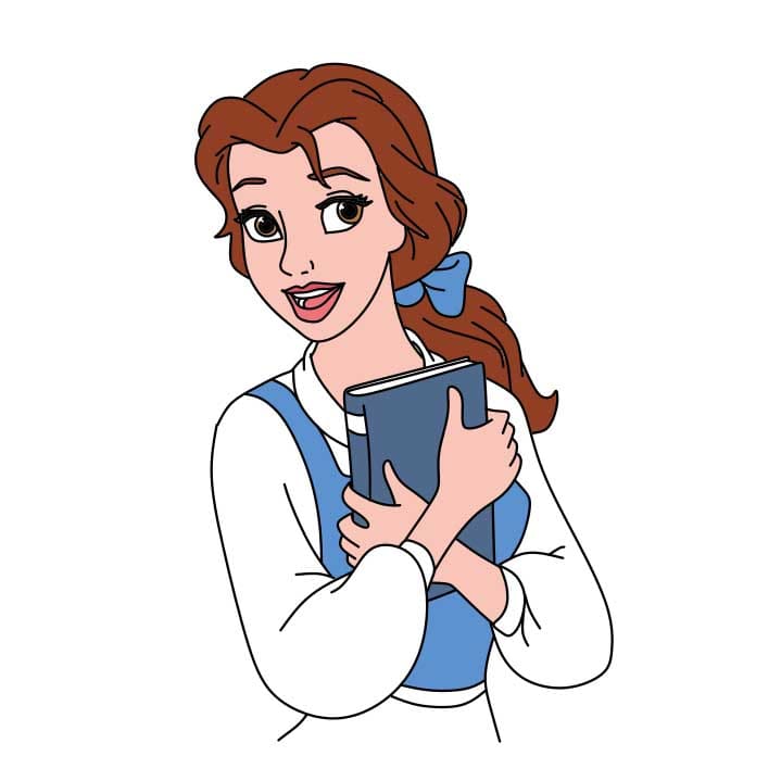 How-to-Draw-Belle-Step-10