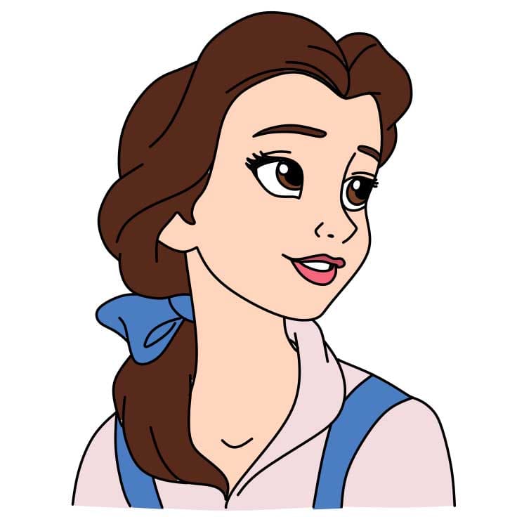 How-to-Draw-Belle-Step-7-2
