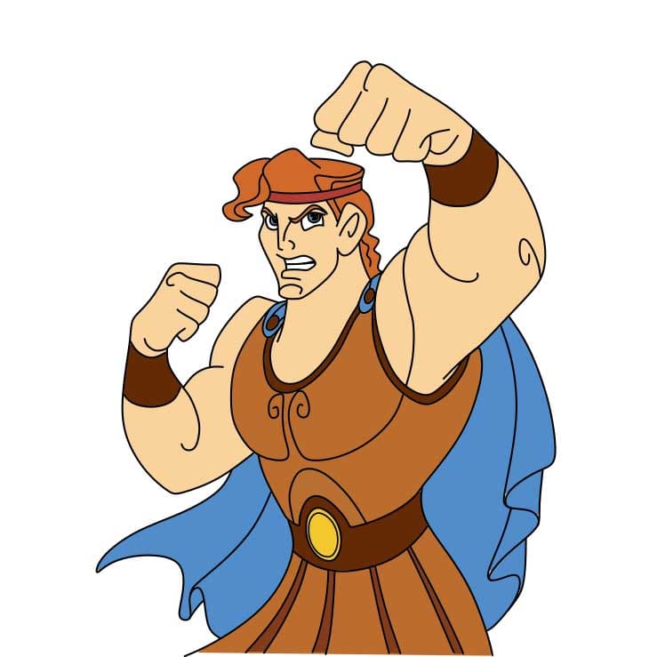 How-to-Draw-Hercules-Step-9