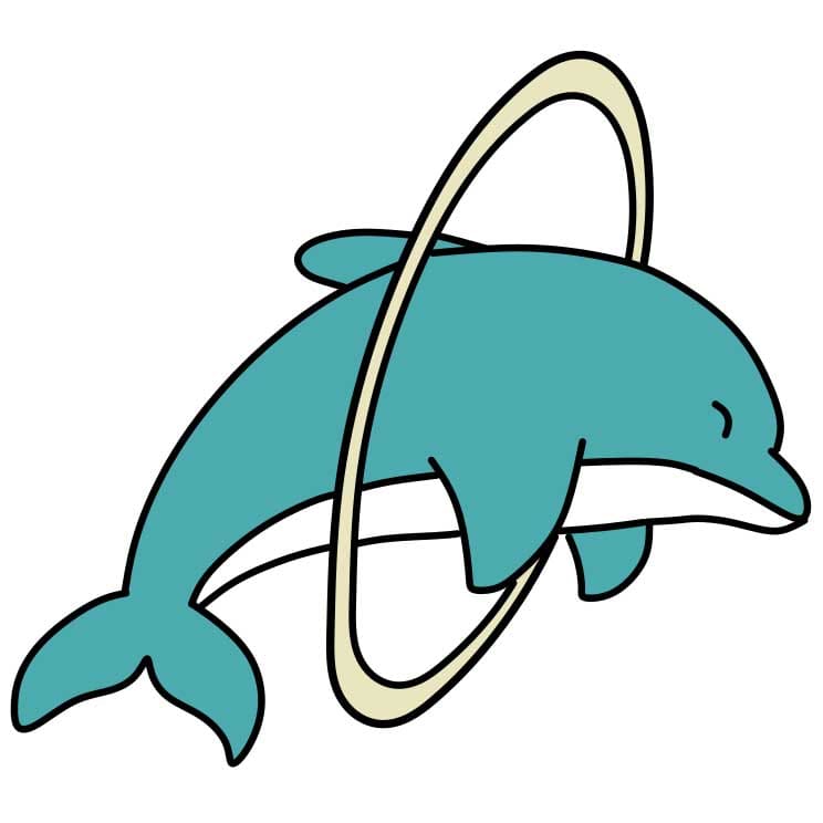 Pисунки How-to-Draw-a-Dolphin-Step-7-4