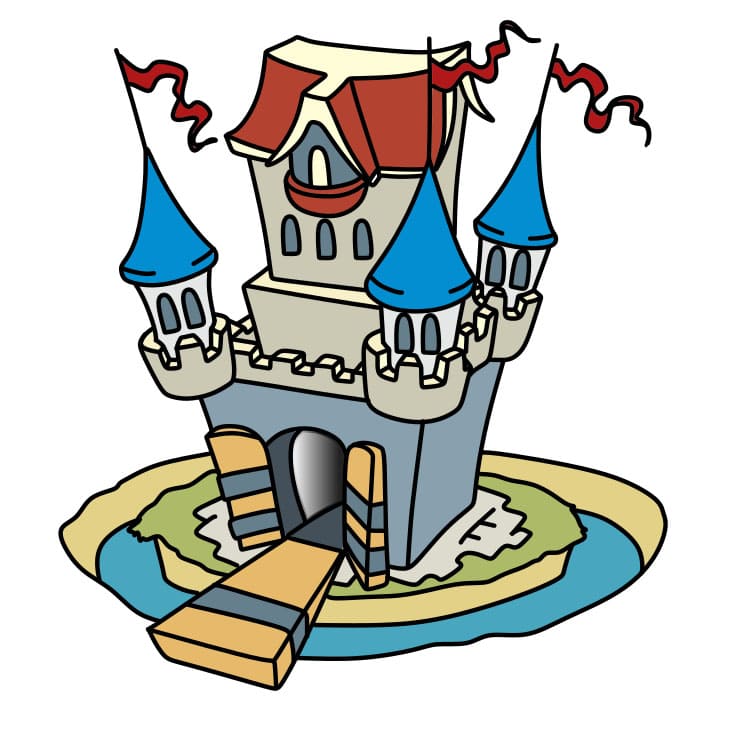 How-to-draw-a-castle-Step-10-5