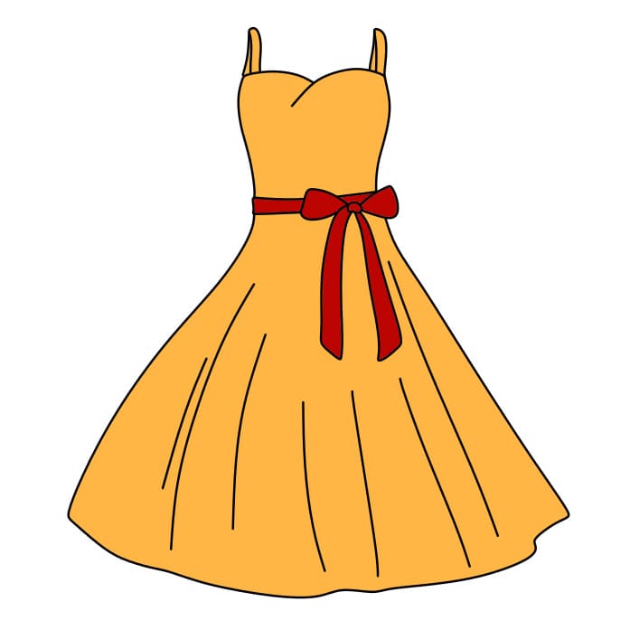 How-to-draw-a-dress-Step-6-2