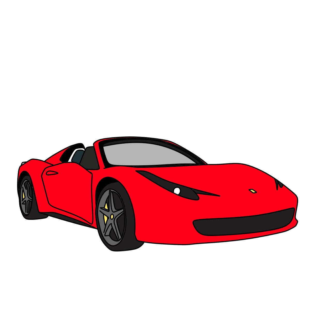 How-to-Draw-Ferrari-Step-4-6