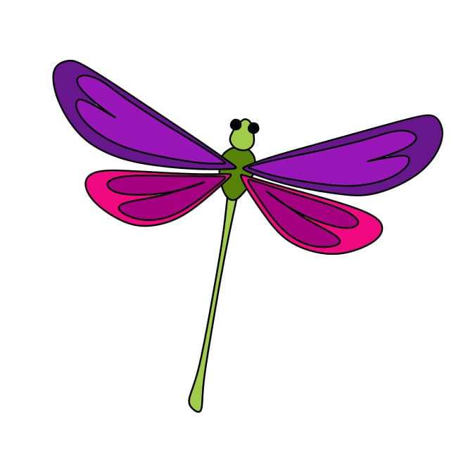 How-to-draw-a-dragonfly-Step-7-1