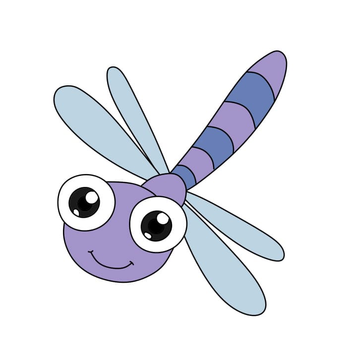How-to-draw-a-dragonfly-Step-7-5