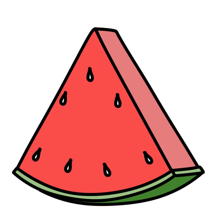 How-to-draw-watermelon-Step-5-4
